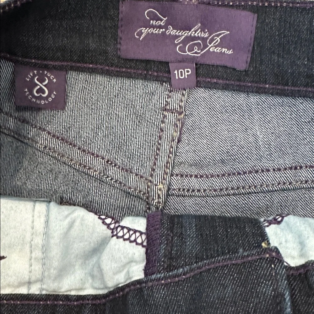 NWT Not Your Daughters Jeans Capris Size 10P